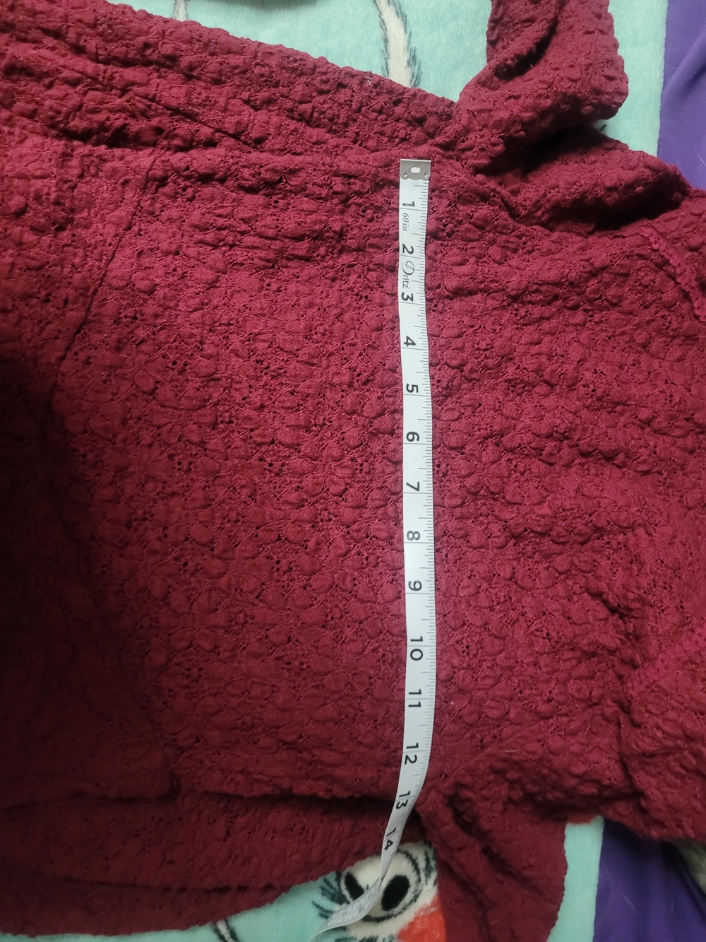 Ribbed Long Sleeve Maxi Dress in Deep Red - Picture 8 of 12